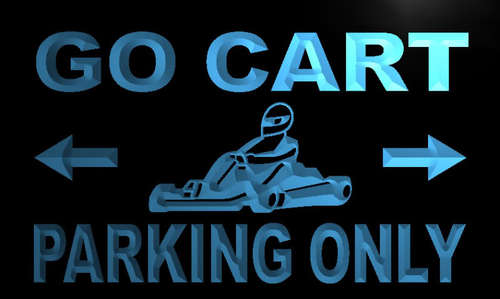 Go Cart Parking Only Neon Light Sign